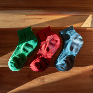 hiking socks colorful low cut 3 pairs