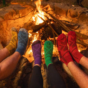 hiking socks colorful low cut 5 pairs