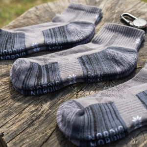 hiking socks grey low cut 5 pairs
