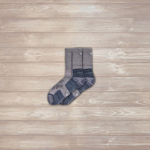hiking socks grey crew 1 pairs