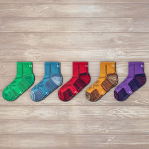 hiking socks colorful low cut 5 pairs
