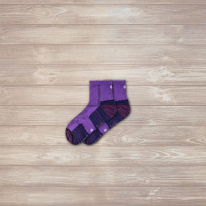 hiking socks purple low cut 1 pair