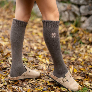 Charcoal Knee High Socks