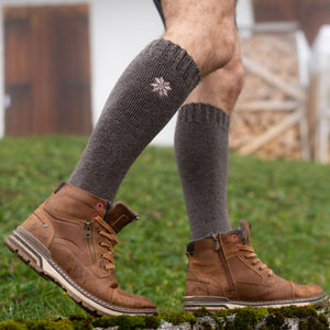 Charcoal Knee High Socks