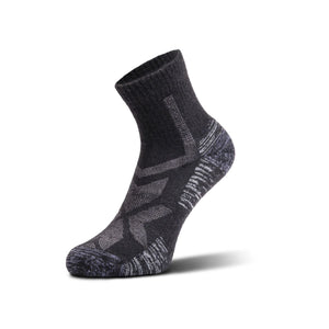 hiking socks black low cut 1 pair