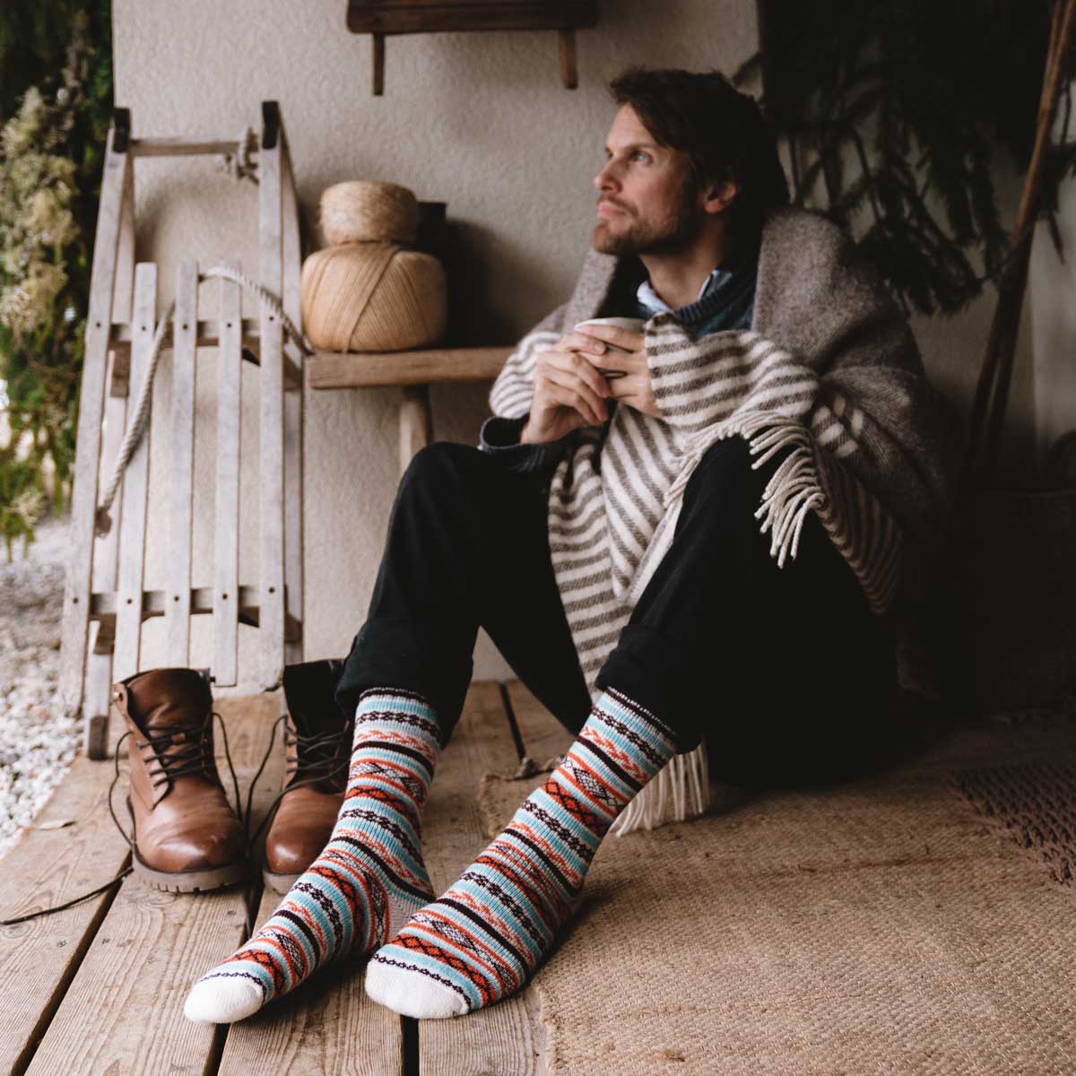 Buaron Socks Bjørn (5 pairs) - Nordic Socks US