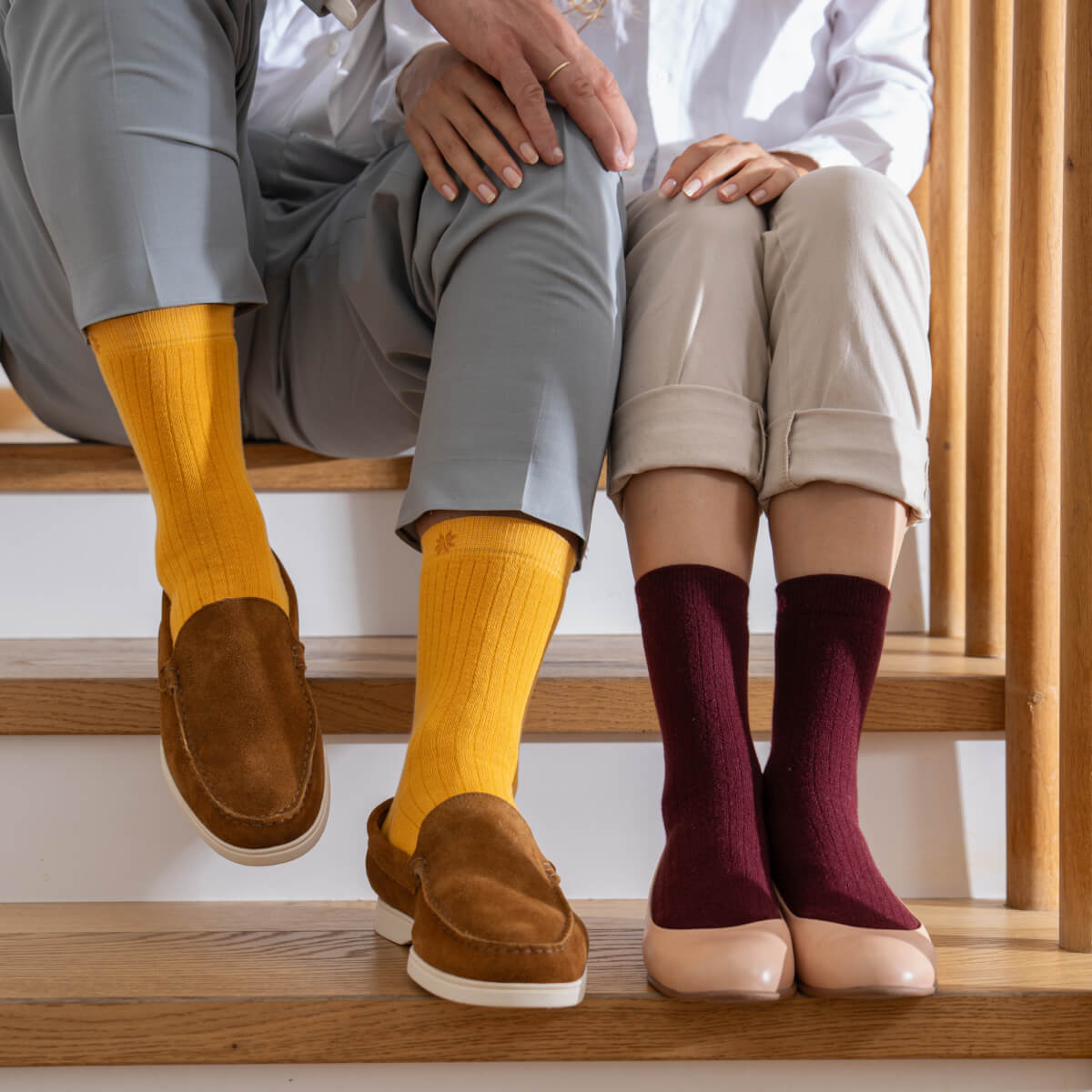 casual dress socks Dress - Nature (5 pairs)