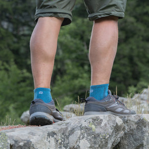 hiking socks blue low cut 1 pair