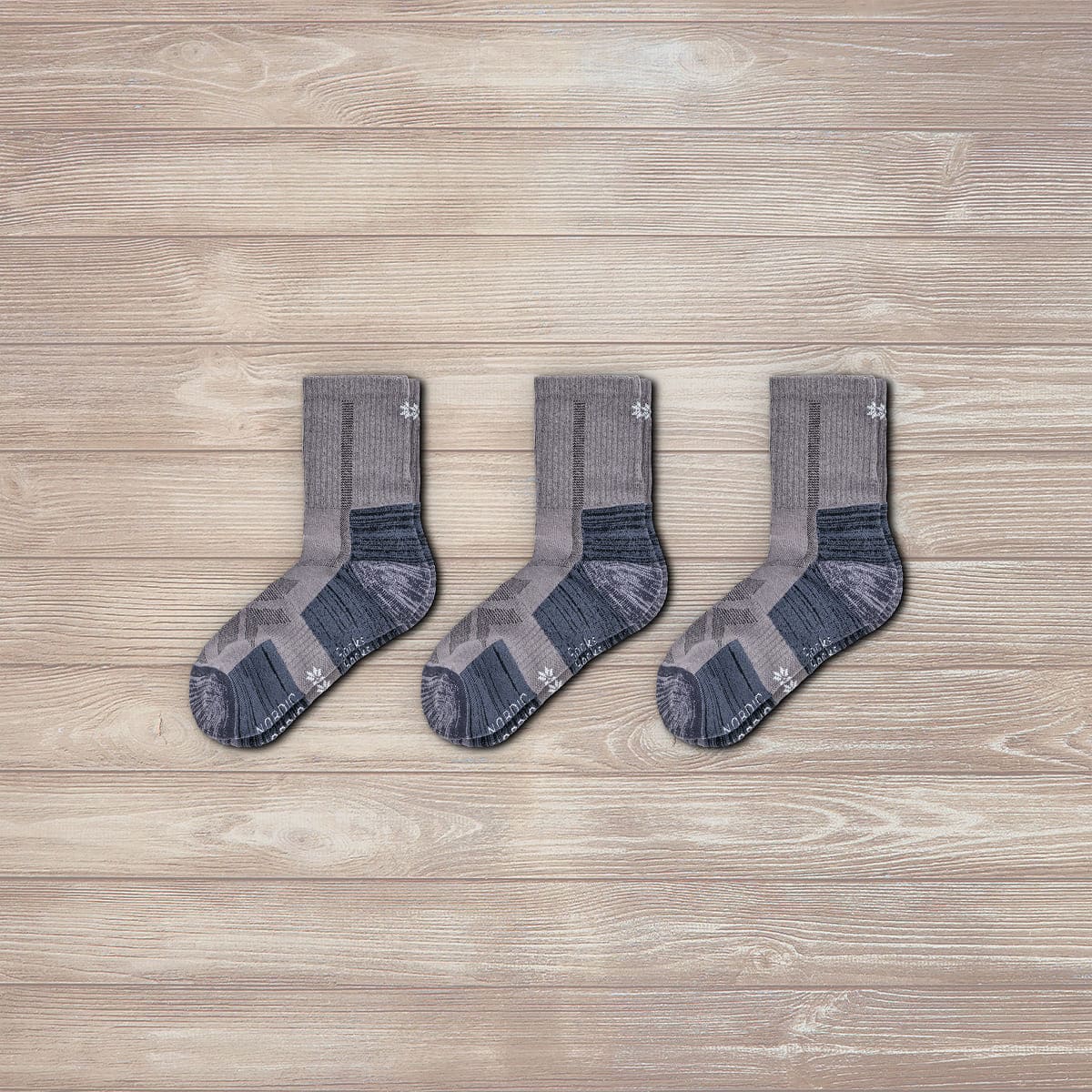 Hiking Grey 3 Pairs