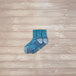 hiking socks blue low cut 1 pair