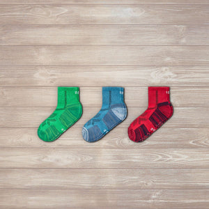 hiking socks colorful low cut 3 pairs