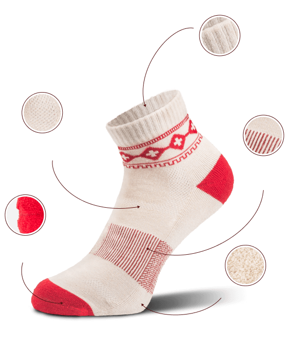 Adventurer Low-Cut - Functional Nordic Socks for Men & Women