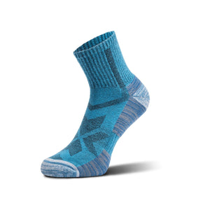 hiking socks blue low cut 1 pair