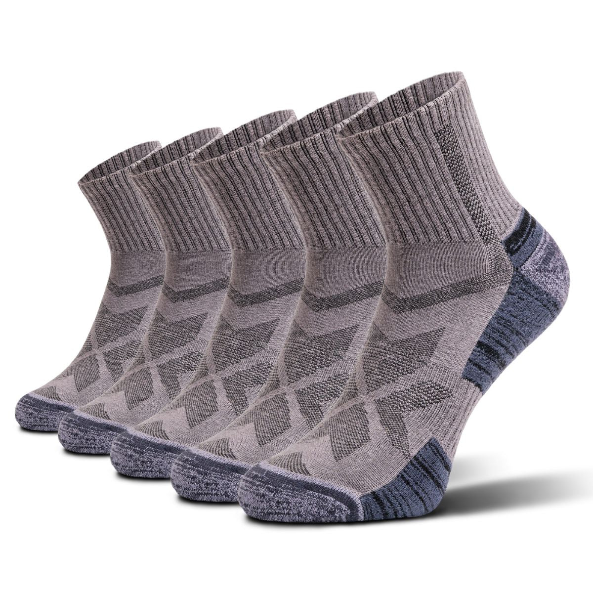hiking socks grey low cut 5 pairs